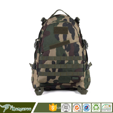 Wholesale Khaki Custom Waterproof Canvas Hiking Backpack